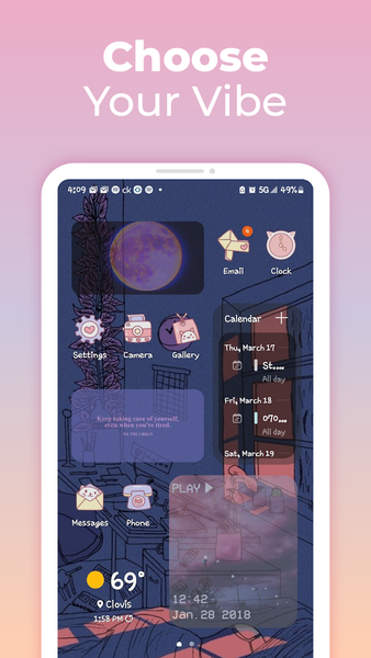 ThemeMaster - App icon, Widget - Image screenshot of android app