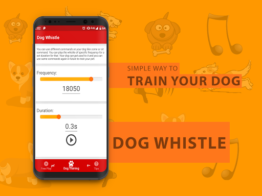 Dog Whistle Stop Barking - Image screenshot of android app
