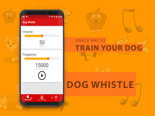 Dog Whistle Stop Barking - Image screenshot of android app