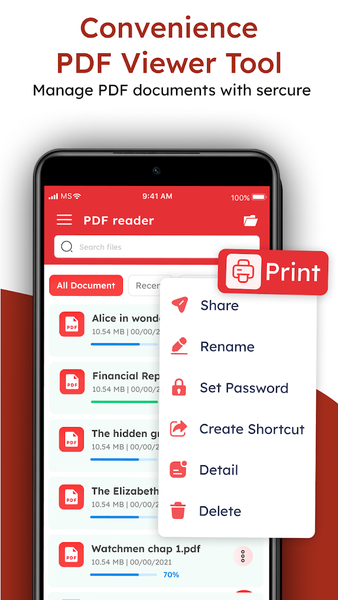 PDF Reader: Read all PDF files - Image screenshot of android app