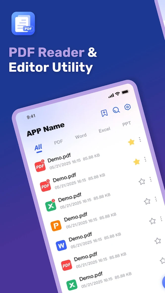 PDF Reader & Editor Utility - Image screenshot of android app