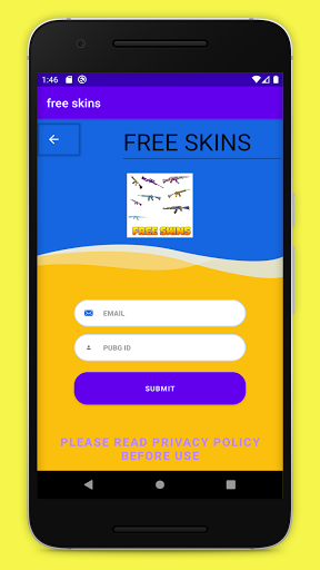 Daily Free Skins : PUBG Skins Free Weapon Skins - عکس برنامه موبایلی اندروید