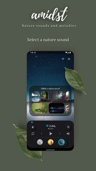 amidst - nature sounds - عکس برنامه موبایلی اندروید
