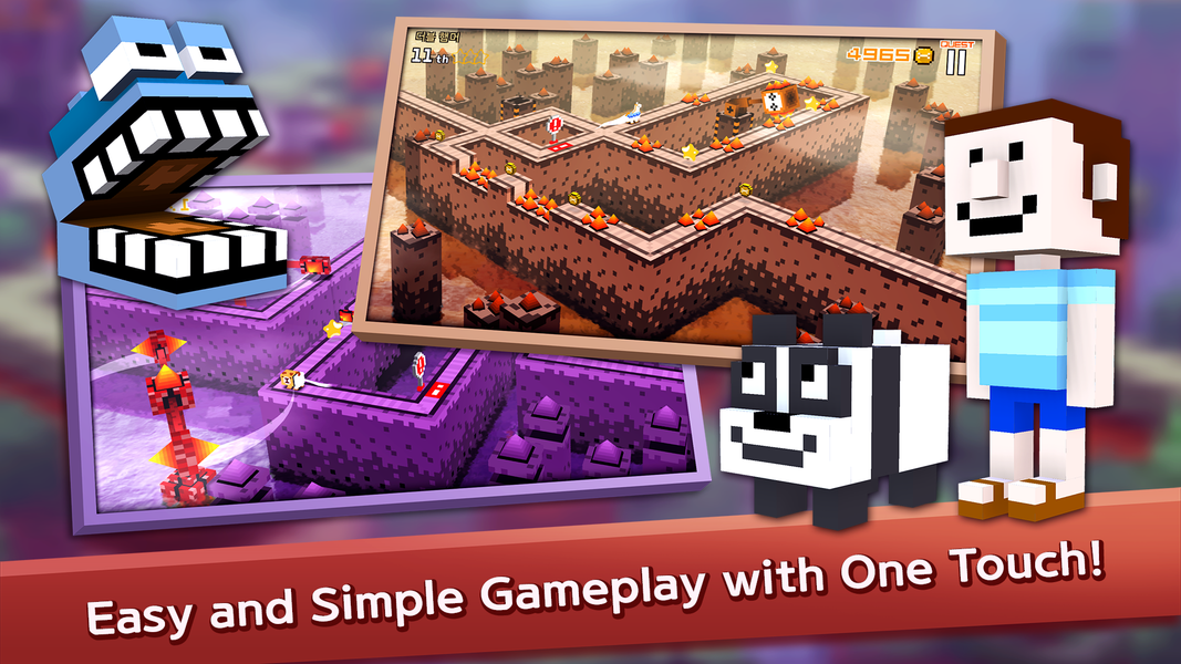Jumping Retro - Gameplay image of android game