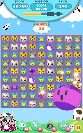 tokidoki friends : Match 3 Puzzle - Gameplay image of android game