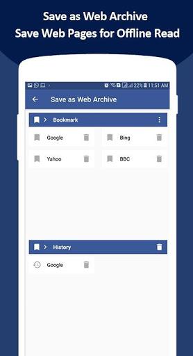 Save as Web Archive - Web Article Reader Offline - Image screenshot of android app