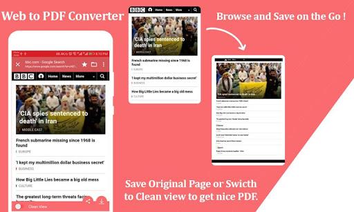 Web to PDF Converter - Html to PDF Converter - Image screenshot of android app