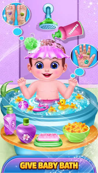 Babysitter - Baby Care Games - عکس بازی موبایلی اندروید