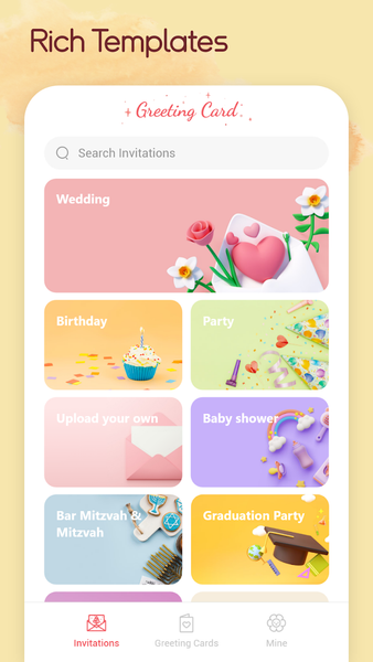 Greeting Card Design - Image screenshot of android app