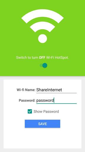 Share mobile Internet! 4G Free Hotspot Tethering - Image screenshot of android app