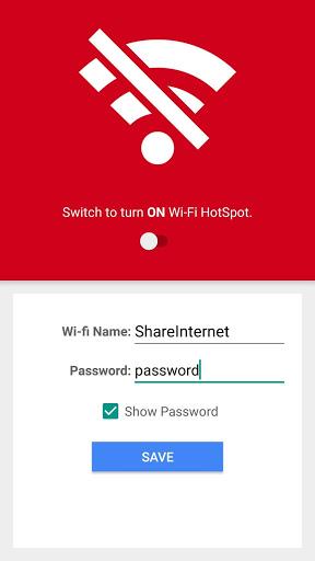 Share mobile Internet! 4G Free Hotspot Tethering - عکس برنامه موبایلی اندروید