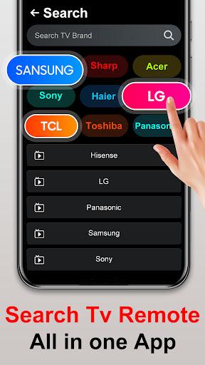 Universal TV Remote Control - Image screenshot of android app