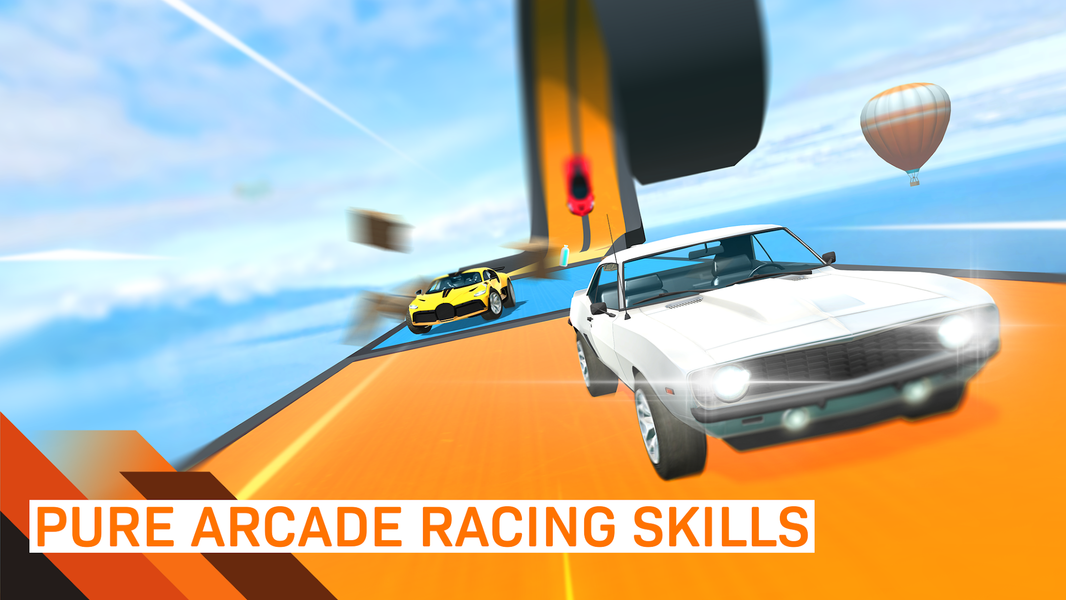 GT Race Stunt 3D: Mega Ramps - Gameplay image of android game