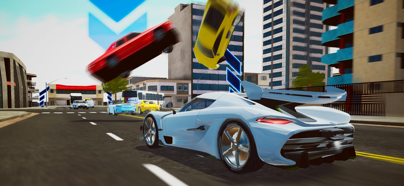 Real Car Driving: Race City 3D - Gameplay image of android game