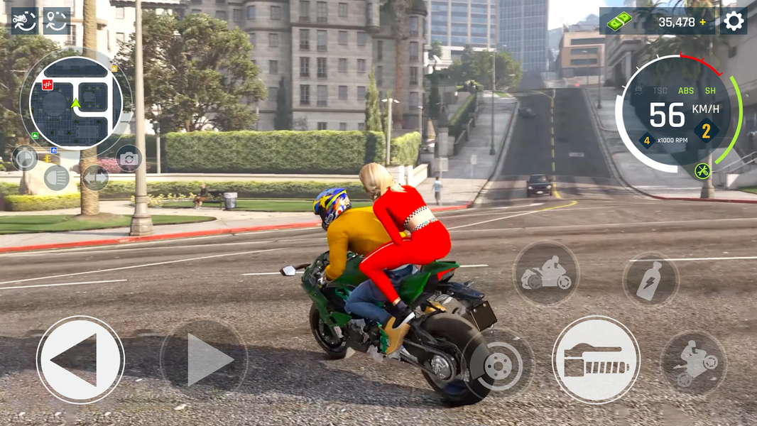 Real Moto Driving Racing World - Gameplay image of android game