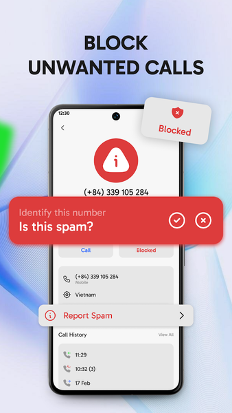Block Caller ID & Spam Blocker - Image screenshot of android app