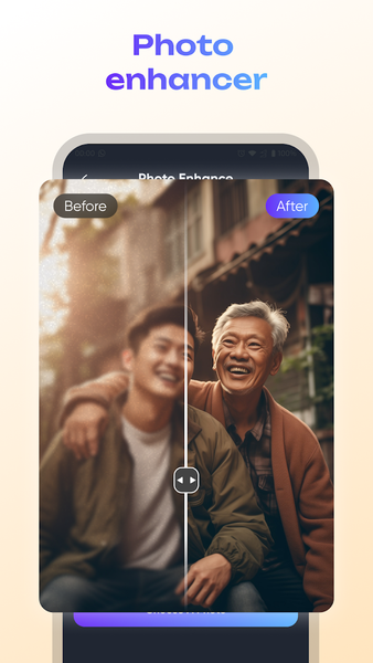 Upscale Pro: Photo Enhancer - عکس برنامه موبایلی اندروید