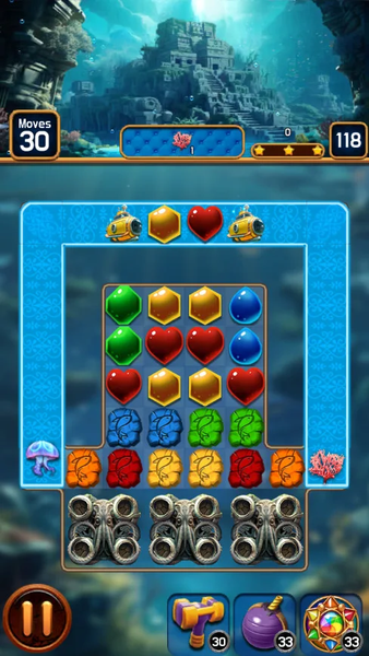 Jewel Aqua - عکس بازی موبایلی اندروید
