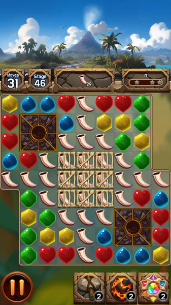 Jewel Dino World - عکس بازی موبایلی اندروید