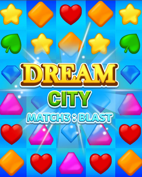 Dream City: Match3 blast - Gameplay image of android game