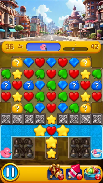 Dream City: Match3 blast - Gameplay image of android game