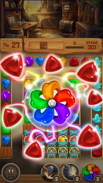 Jewel Atelier : Match 3 Game - عکس بازی موبایلی اندروید