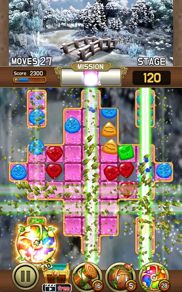 Jewel Four Seasons : Match3 - Gameplay image of android game