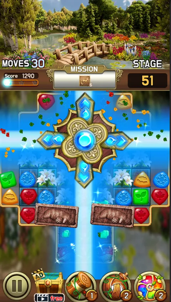 Jewel Four Seasons : Match3 - عکس بازی موبایلی اندروید