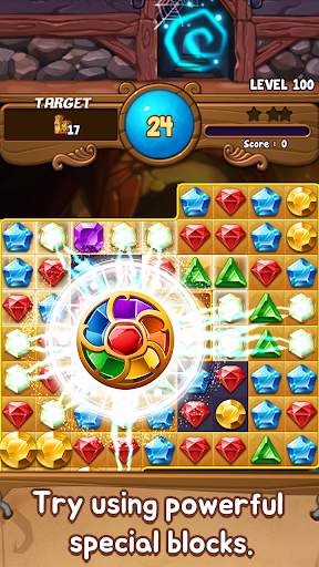 Jewels Time : Endless match - Gameplay image of android game