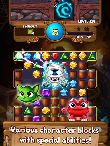 Jewels Time : Endless match - Gameplay image of android game