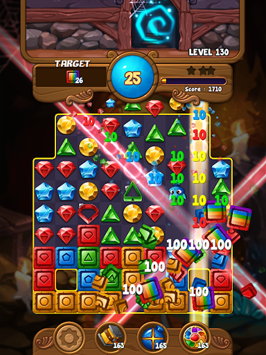 Jewels Time : Endless match - Gameplay image of android game