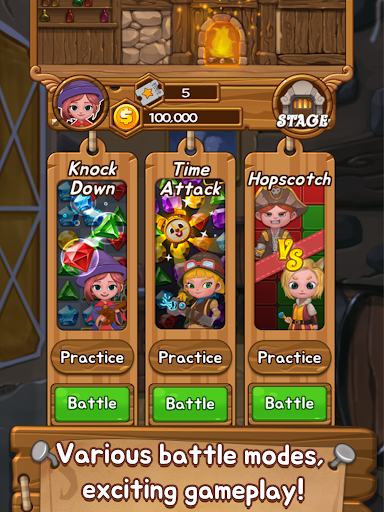 Jewels Time : Endless match - Gameplay image of android game