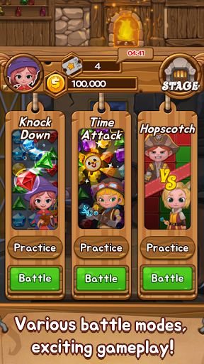 Jewels Time : Endless match - Gameplay image of android game