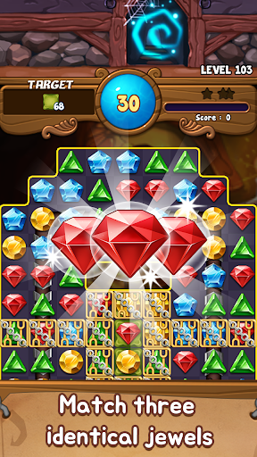 Jewels Time : Endless match - Gameplay image of android game