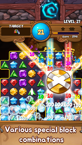 Jewels Time : Endless match - Gameplay image of android game