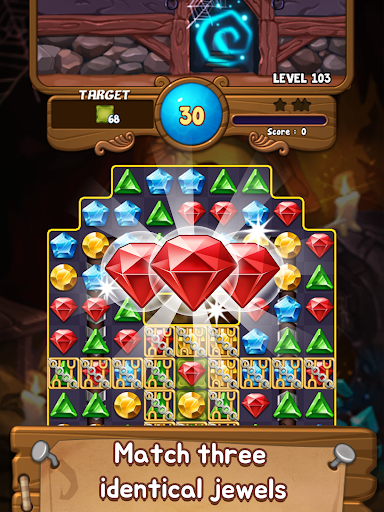 Jewels Time : Endless match - Gameplay image of android game