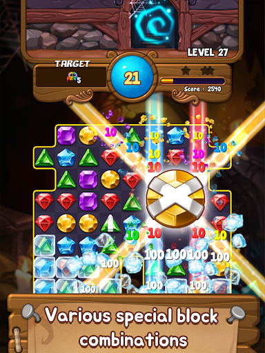 Jewels Time : Endless match - Gameplay image of android game