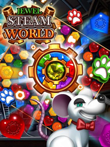 Jewel Steam World - Gameplay image of android game