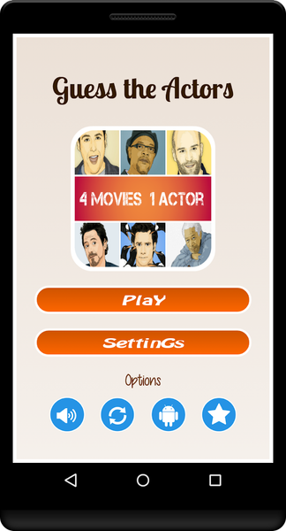 Guess the Actors - عکس بازی موبایلی اندروید