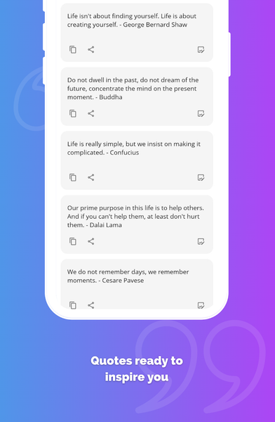 Quote Maker & Creator - عکس برنامه موبایلی اندروید