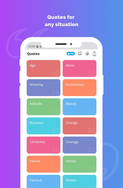 Quotes Creator App ۲۰۲۶ - عکس برنامه موبایلی اندروید