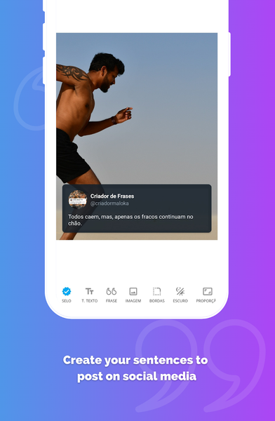 Quotes Creator App ۲۰۲۶ - عکس برنامه موبایلی اندروید