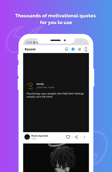 Quote Maker & Creator - عکس برنامه موبایلی اندروید