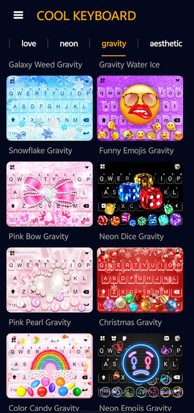 CoolKeyBoard - عکس برنامه موبایلی اندروید