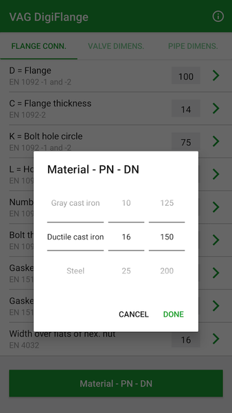 DigiFlange - Image screenshot of android app