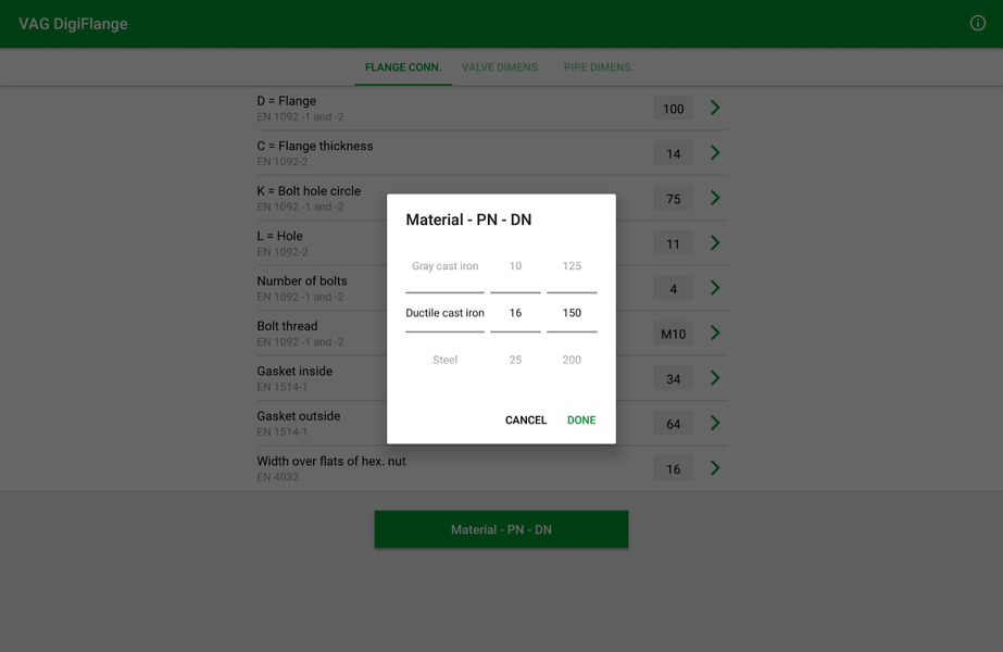 DigiFlange - Image screenshot of android app
