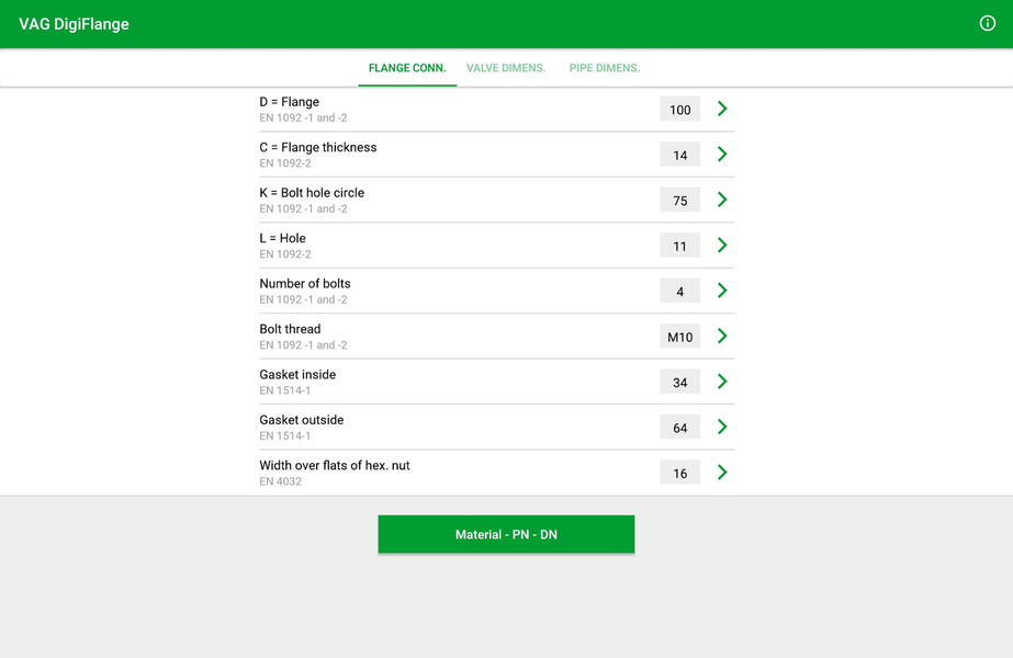 DigiFlange - Image screenshot of android app