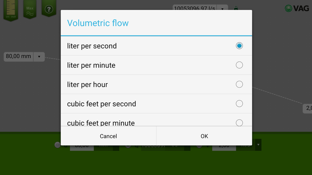 FlowCalculator - عکس برنامه موبایلی اندروید