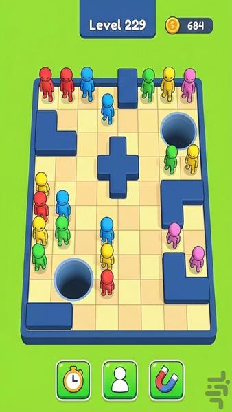 آدمک پران - Gameplay image of android game