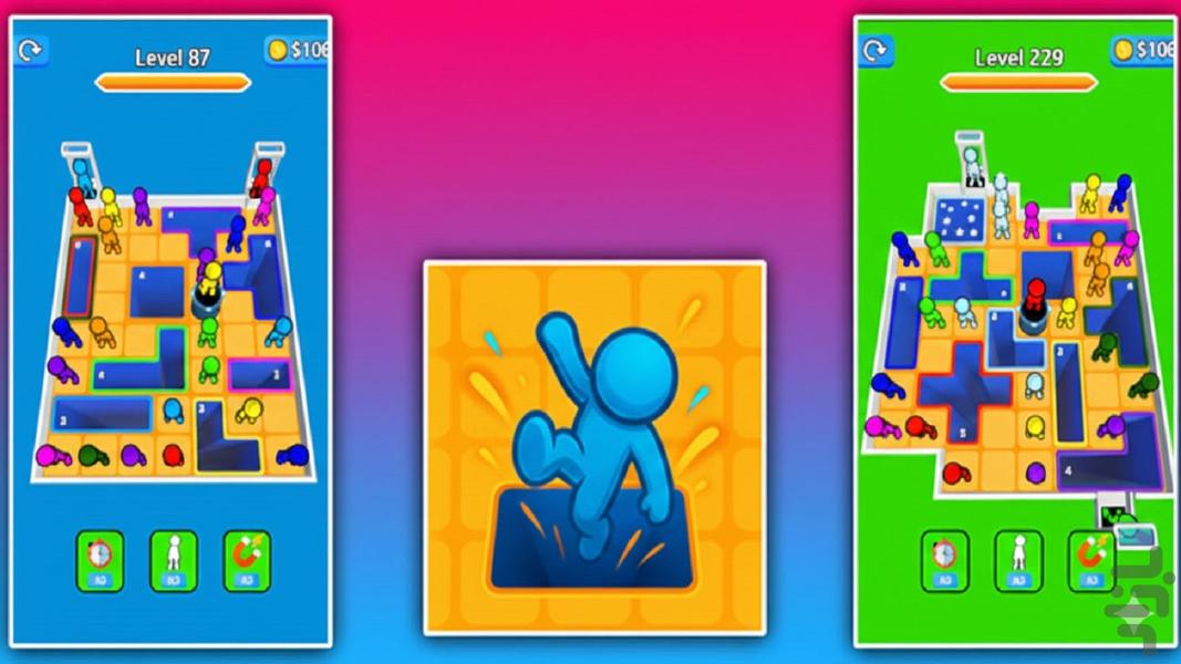 آدمک پران - Gameplay image of android game